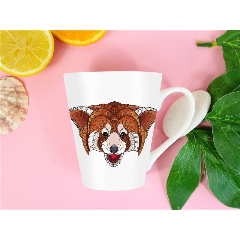 Tech 12oz Latte Mug  -  Panda (2)