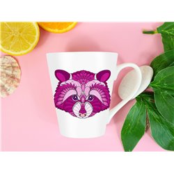 Tech 12oz Latte Mug  -  Raccoon (1)