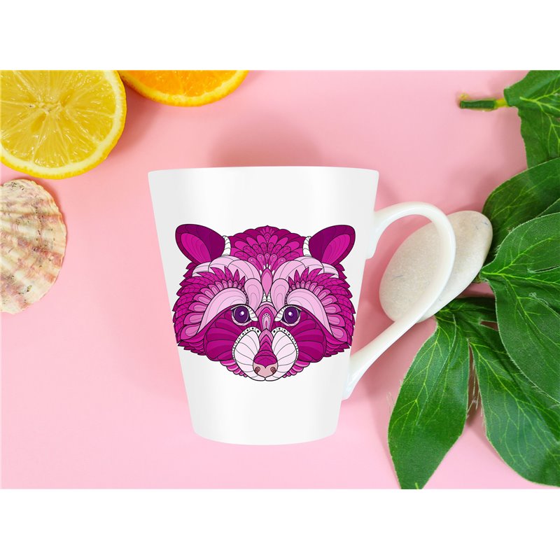 Tech 12oz Latte Mug  -  Raccoon (1)