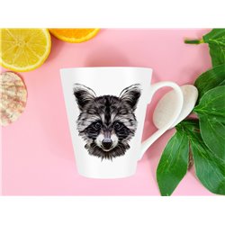 Tech 12oz Latte Mug  -  Raccoon (3)