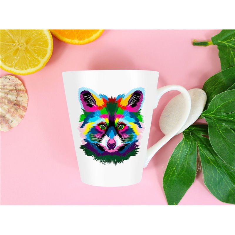 Tech 12oz Latte Mug  -  Raccoon (4)