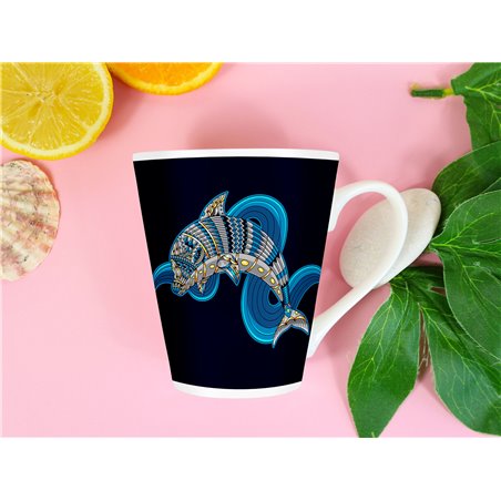 Tech 12oz Latte Mug  -  Sea (5)