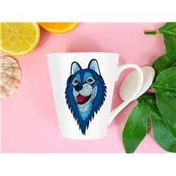Tech 12oz Latte Mug  -  Wolf (3)