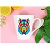 Tech 12oz Latte Mug  -  Wolf (7)