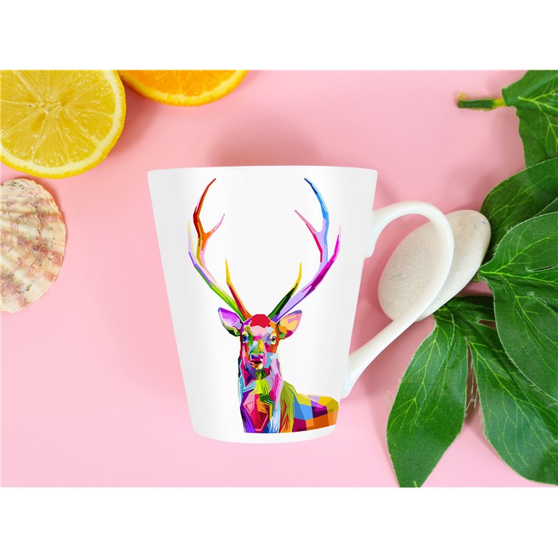 Tech 12oz Latte Mug  -  Wood ( 1)