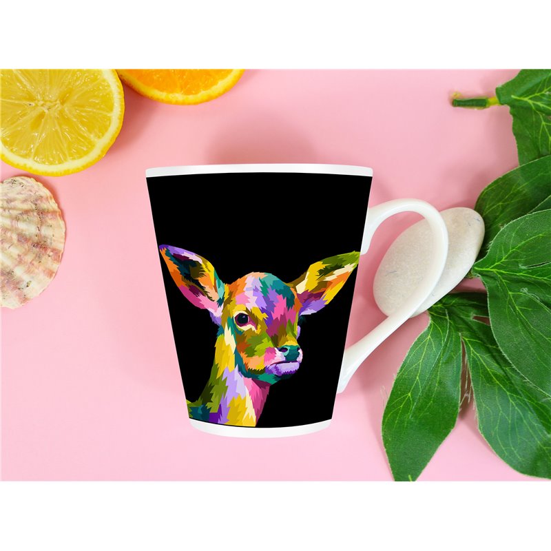 Tech 12oz Latte Mug  -  Wood ( 9)