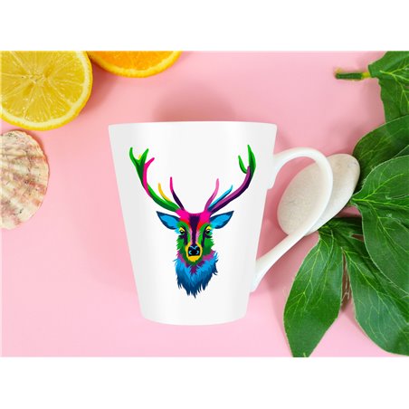 Tech 12oz Latte Mug  -  Wood ( 16)