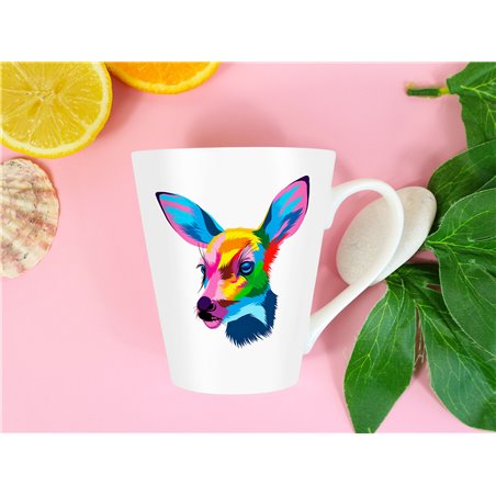 Tech 12oz Latte Mug  -  Wood ( 18)