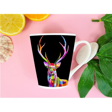 Tech 12oz Latte Mug  -  Wood ( 22)