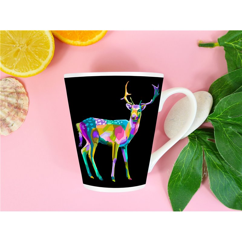 Tech 12oz Latte Mug  -  Wood ( 25)