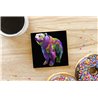 Tech Ceramic Coaster - 10cm  -  Bear(1)