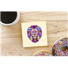 Tech Ceramic Coaster - 10cm  -  Big Cat (3)
