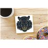 Tech Ceramic Coaster - 10cm  -  Big Cat (4)