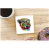 Tech Ceramic Coaster - 10cm  -  Big Cat (14)