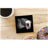 Tech Ceramic Coaster - 10cm  -  Big Cat (20)