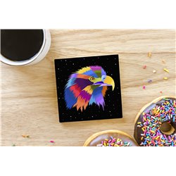 Tech Ceramic Coaster - 10cm  -  Bird (1)