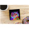 Tech Ceramic Coaster - 10cm  -  Bird (4)