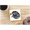 Tech Ceramic Coaster - 10cm  -  Bird (7)