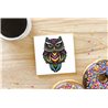 Tech Ceramic Coaster - 10cm  -  Bird (8)