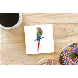 Tech Ceramic Coaster - 10cm  -  Bird (11)