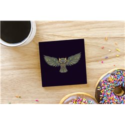 Tech Ceramic Coaster - 10cm  -  Bird (14)