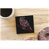 Tech Ceramic Coaster - 10cm  -  Bird (17)
