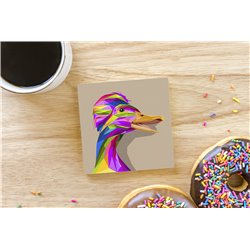 Tech Ceramic Coaster - 10cm  -  Bird (18)