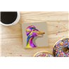 Tech Ceramic Coaster - 10cm  -  Bird (18)