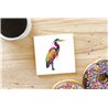 Tech Ceramic Coaster - 10cm  -  Bird (20)