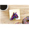 Tech Ceramic Coaster - 10cm  -  Cat (1)