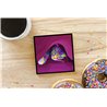 Tech Ceramic Coaster - 10cm  -  Cat (13)