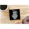 Tech Ceramic Coaster - 10cm  -  Cat (38)