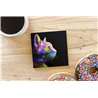 Tech Ceramic Coaster - 10cm  -  Cat (46)