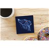 Tech Ceramic Coaster - 10cm  -  Cat (48)