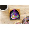 Tech Ceramic Coaster - 10cm  -  Cat (50)