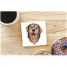 Tech Ceramic Coaster - 10cm  -  Dog (5)