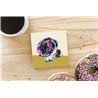 Tech Ceramic Coaster - 10cm  -  Dog (10)