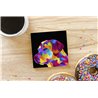 Tech Ceramic Coaster - 10cm  -  Dog (19)