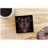 Tech Ceramic Coaster - 10cm  -  Dog (28)