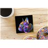 Tech Ceramic Coaster - 10cm  -  Dog (29)