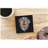 Tech Ceramic Coaster - 10cm  -  Dog (59)