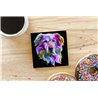 Tech Ceramic Coaster - 10cm  -  Dog (65)