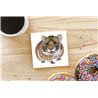 Tech Ceramic Coaster - 10cm  -  Dom (1)