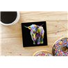 Tech Ceramic Coaster - 10cm  -  Dom (3)