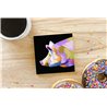 Tech Ceramic Coaster - 10cm  -  Dom (4)