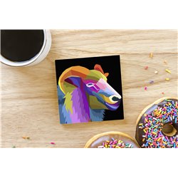 Tech Ceramic Coaster - 10cm  -  Dom (5)