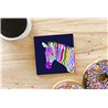 Tech Ceramic Coaster - 10cm  -  Exotic (9)