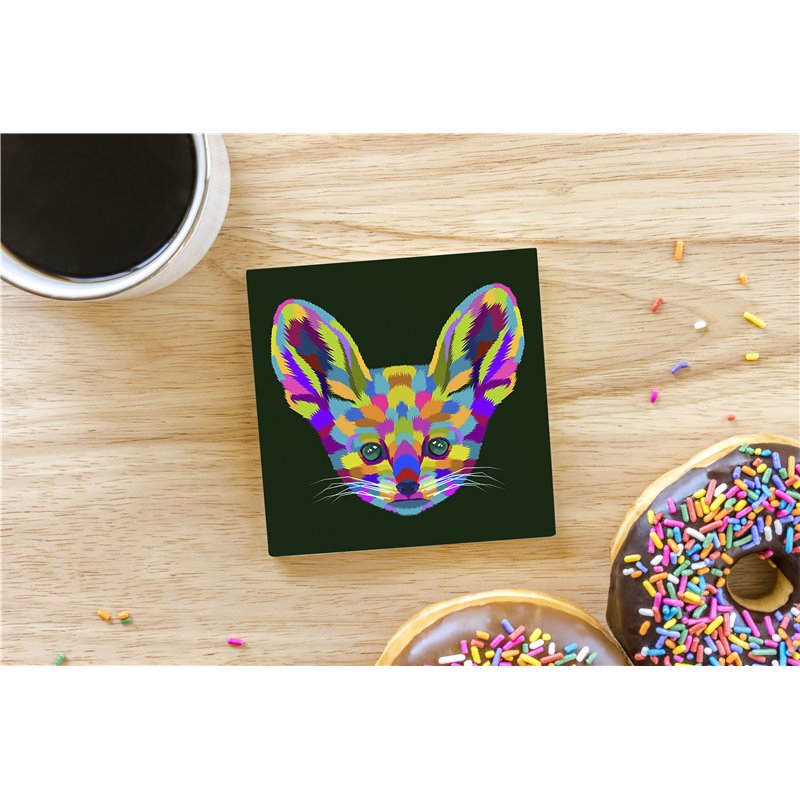 Tech Ceramic Coaster - 10cm  -  Exotic (12)