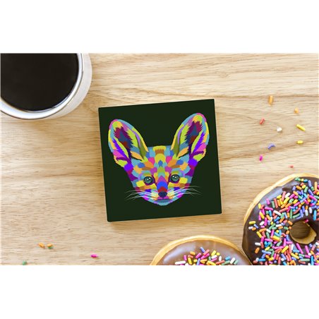 Tech Ceramic Coaster - 10cm  -  Exotic (12)