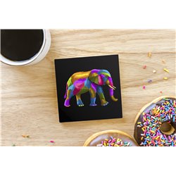 Tech Ceramic Coaster - 10cm  -  Exotic (17)